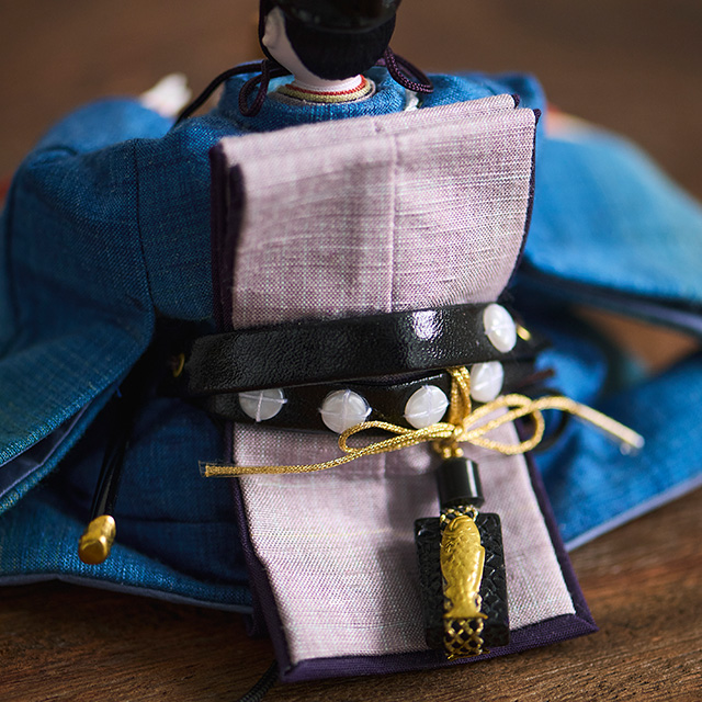 【予約商品】草木染めの衣裳着雛飾り お道具付  atelier shimura×中川政七商店