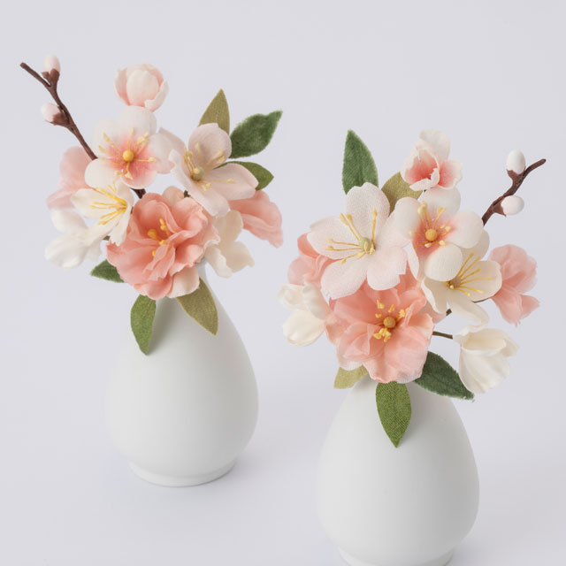 【予約商品】草木染めの衣裳着雛飾り お道具付  atelier shimura×中川政七商店