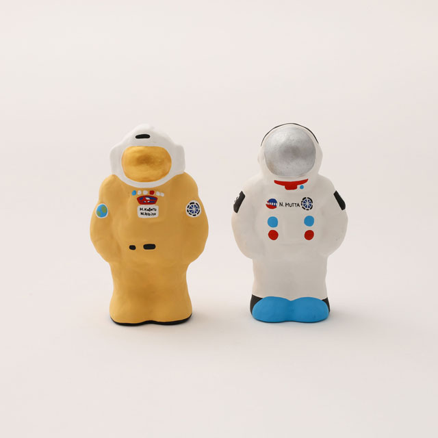 宇宙兄弟 瀬戸焼 兄弟土人形