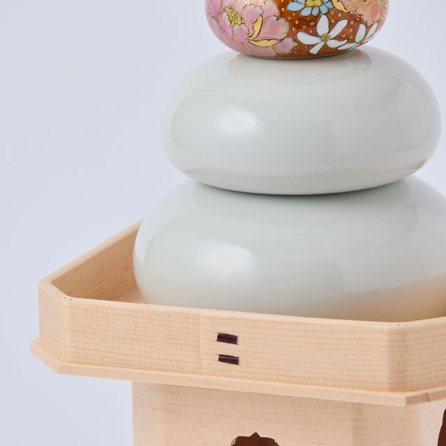 【正月先行予約商品・WEB限定】上出長右衛門窯 お鏡 花詰橙(10月末~11月上旬発送)