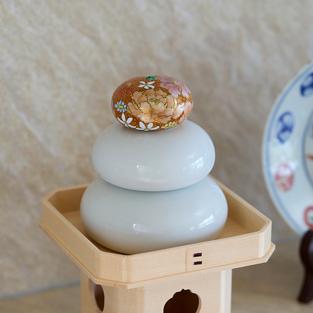 【正月先行予約商品・WEB限定】上出長右衛門窯 お鏡 花詰橙(10月末~11月上旬発送)