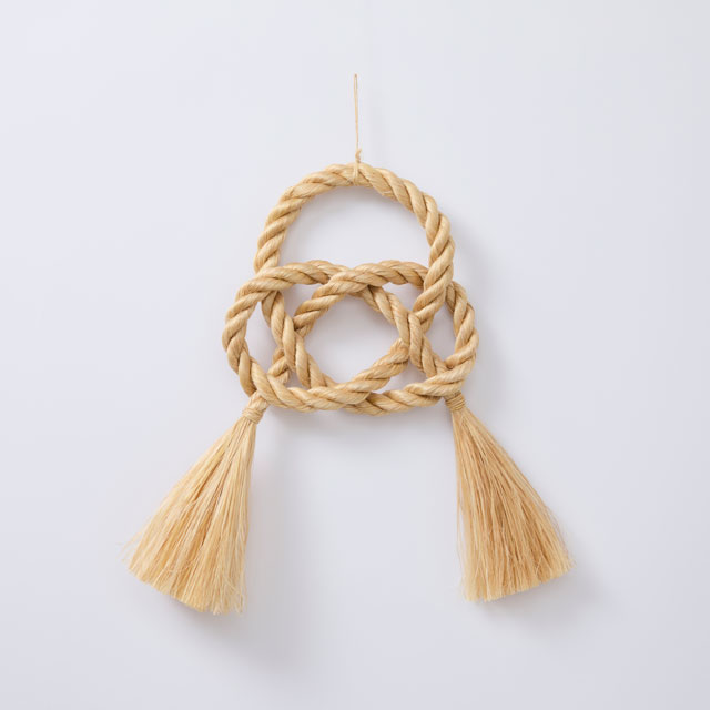 【正月先行予約商品】麻のしめかざり あわじ結び(10月末~11月上旬発送)