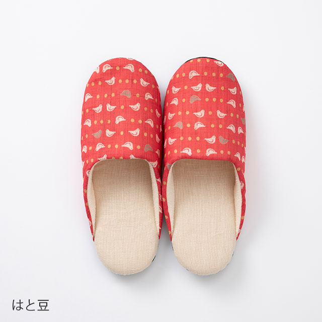 【WEB限定・数量限定】手織り麻の小紋スリッパ