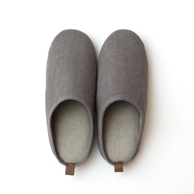 洗える綿麻スリッパ