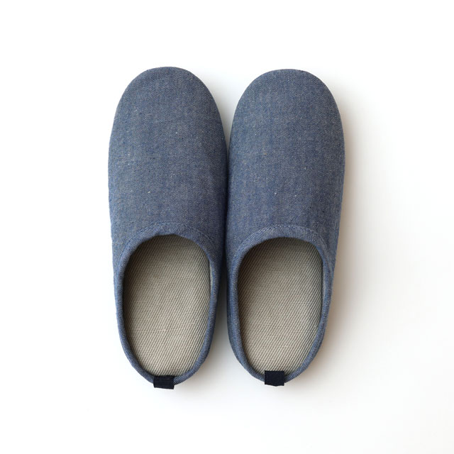 洗える綿麻スリッパ