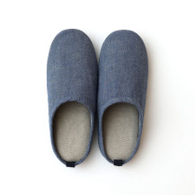 洗える綿麻スリッパ