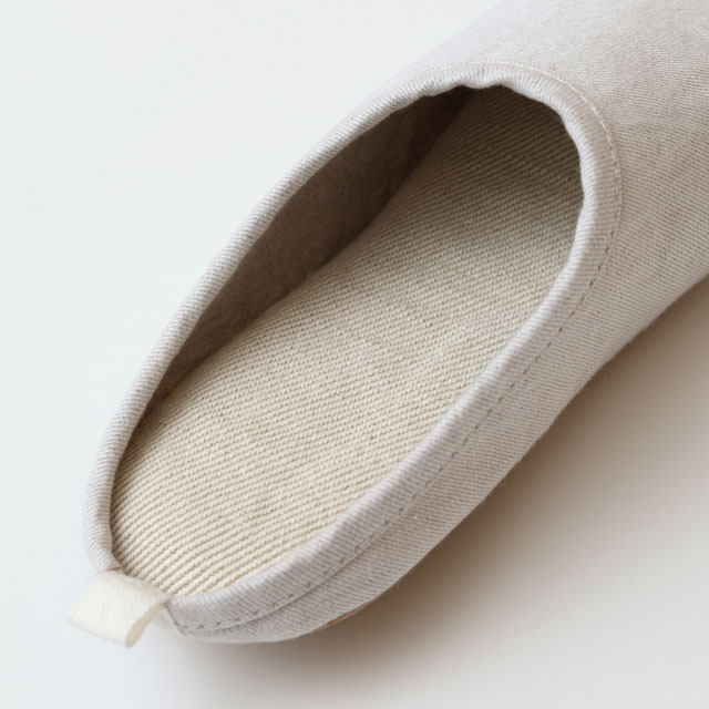 洗える綿麻スリッパ
