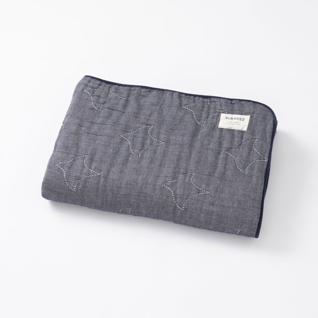【WEB限定】BLANKED 麻混ガーゼケット シングル