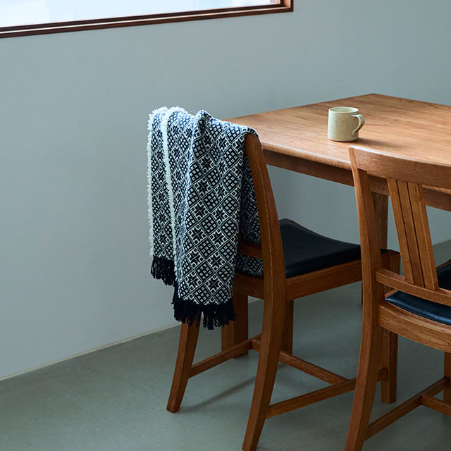 くらしの工藝布ウールのブランケット