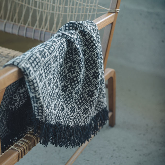 くらしの工藝布ウールの掛敷布