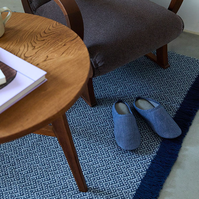 くらしの工藝布ウールの掛敷布