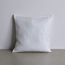 くらしの工藝布横振り刺繍クッションカバー