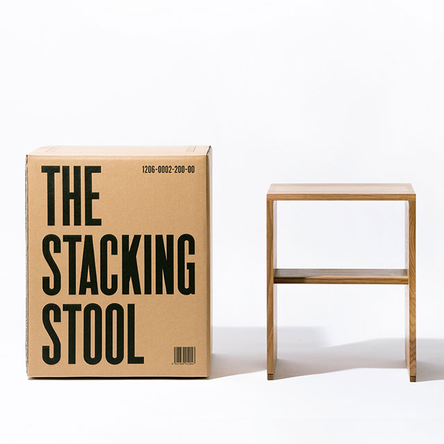 THE STACKING STOOL Oak