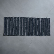 くらしの工藝布　裂織の敷布