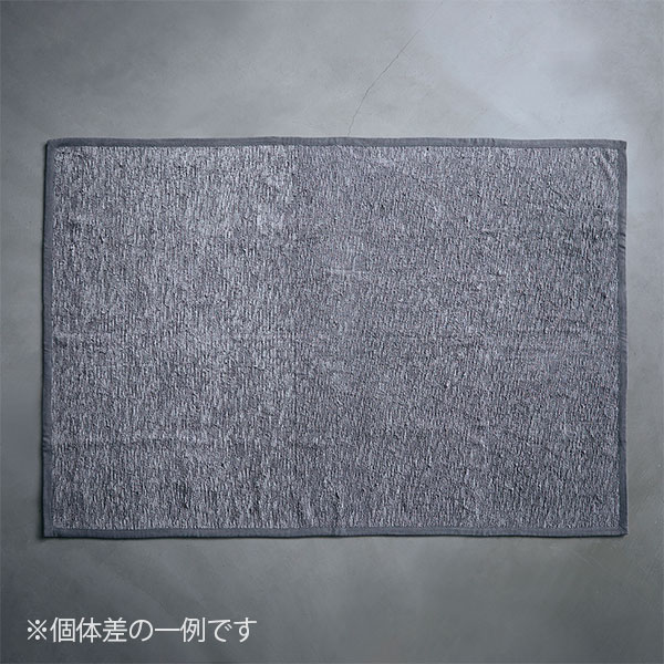 くらしの工藝布　二重裂織の敷布