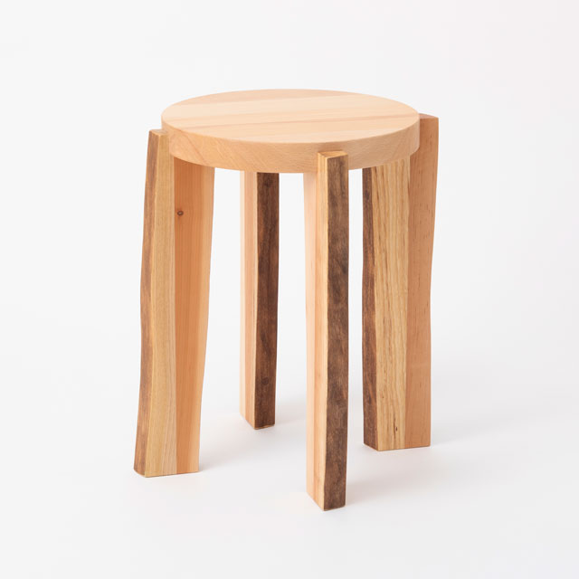 木端(こば)の椅子　ナチュラル