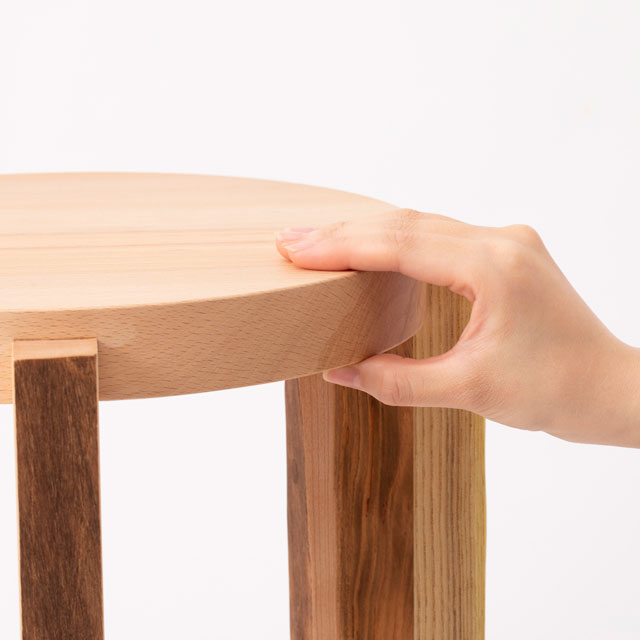 木端(こば)の椅子　ナチュラル