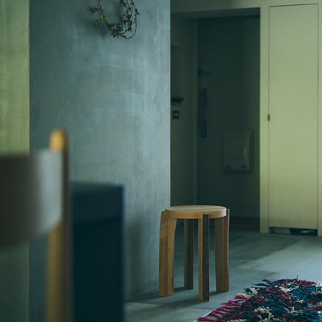 木端(こば)の椅子　ナチュラル