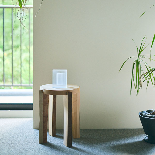 木端(こば)の椅子　ナチュラル