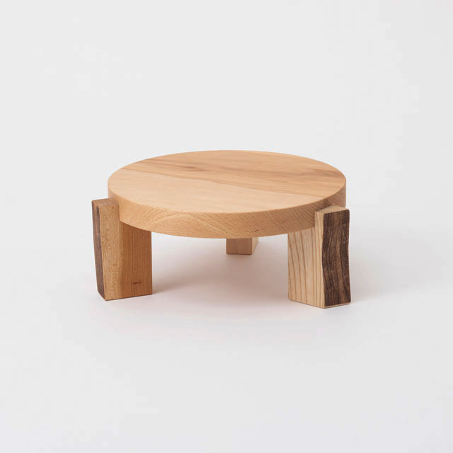 木端(こば)の花台　ナチュラル