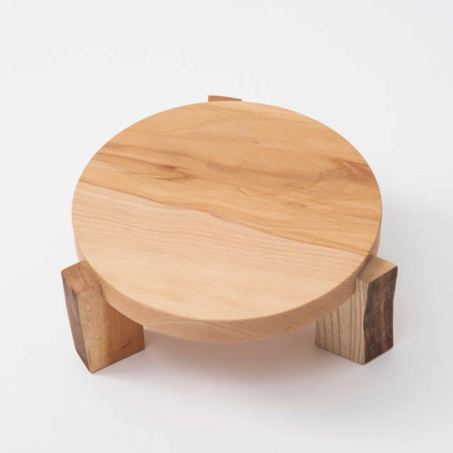 木端(こば)の花台　ナチュラル