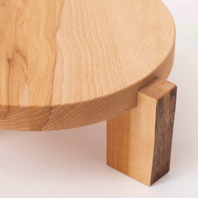 木端(こば)の花台　ナチュラル