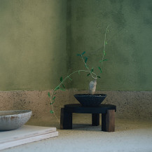 木端(こば)の花台　ブラック