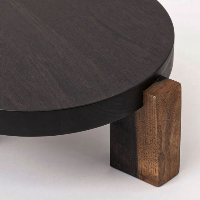 木端(こば)の花台　ブラック