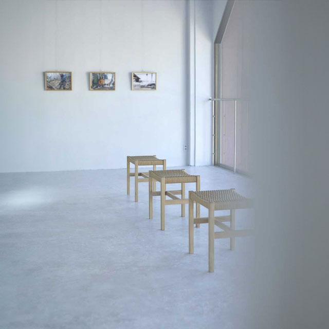 【WEB限定】建彦木工　スツール　足利産楢無垢材