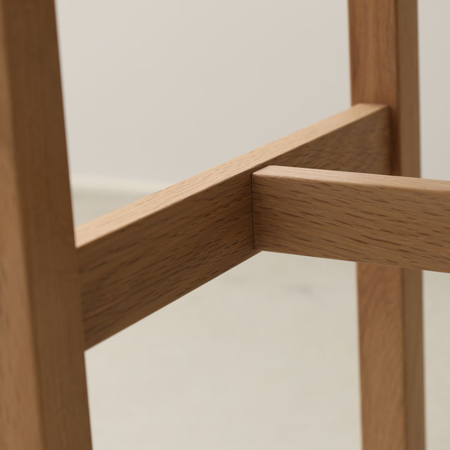 【WEB限定】建彦木工　スツール　足利産楢無垢材