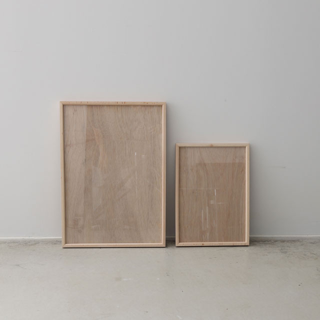 【WEB限定】建彦木工　フレーム　M　ビーチ無垢材　M(八つ切)