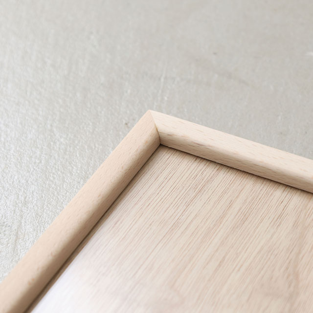 【WEB限定】建彦木工　フレーム　M　ビーチ無垢材　M(八つ切)