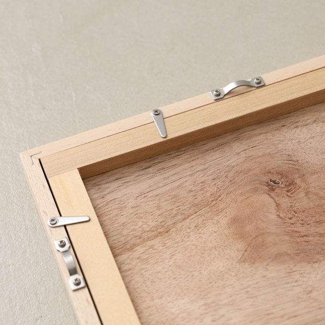 【WEB限定】建彦木工　フレーム　M　ビーチ無垢材　M(八つ切)