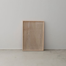 【WEB限定】建彦木工　フレーム　L　ビーチ無垢材　L(四つ切)