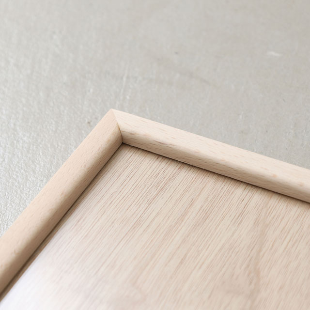 【WEB限定】建彦木工　フレーム　L　ビーチ無垢材　L(四つ切)