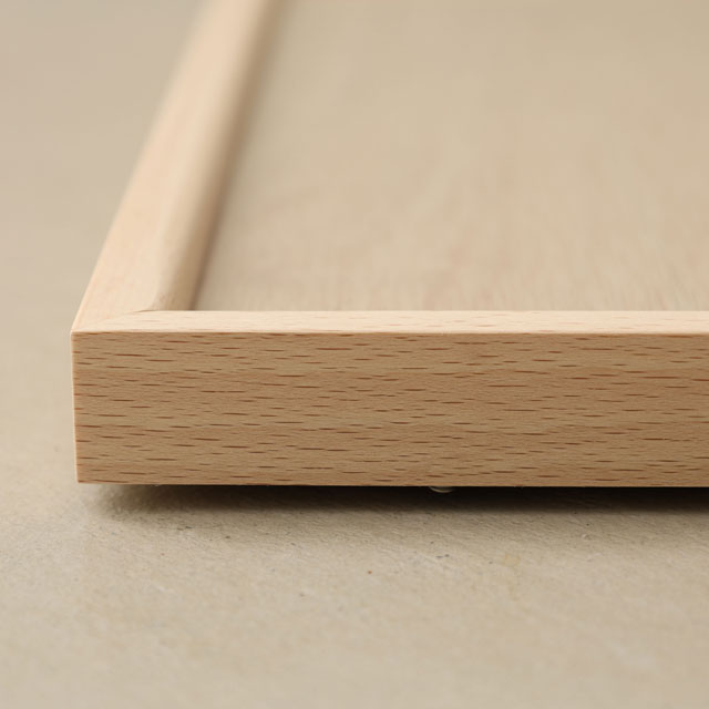 【WEB限定】建彦木工　フレーム　L　ビーチ無垢材　L(四つ切)