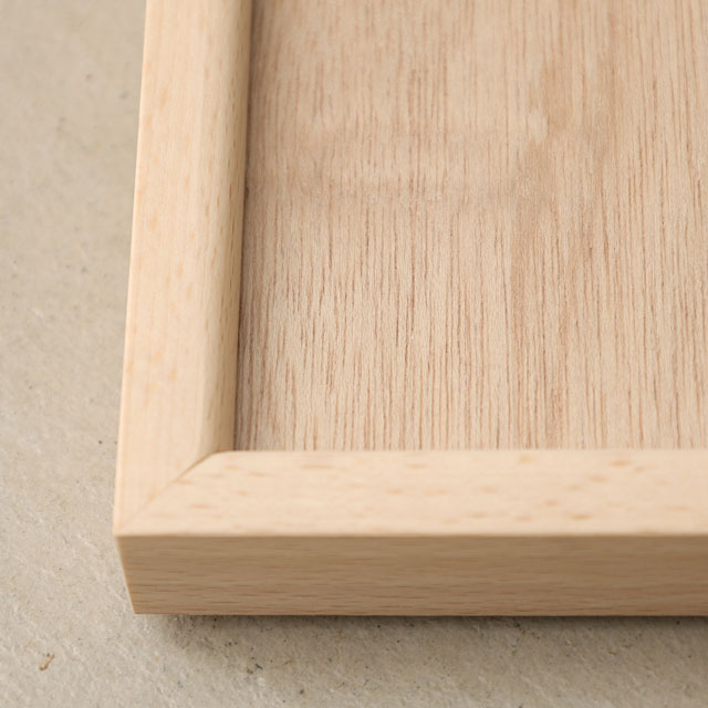 【WEB限定】建彦木工　フレーム　L　ビーチ無垢材　L(四つ切)