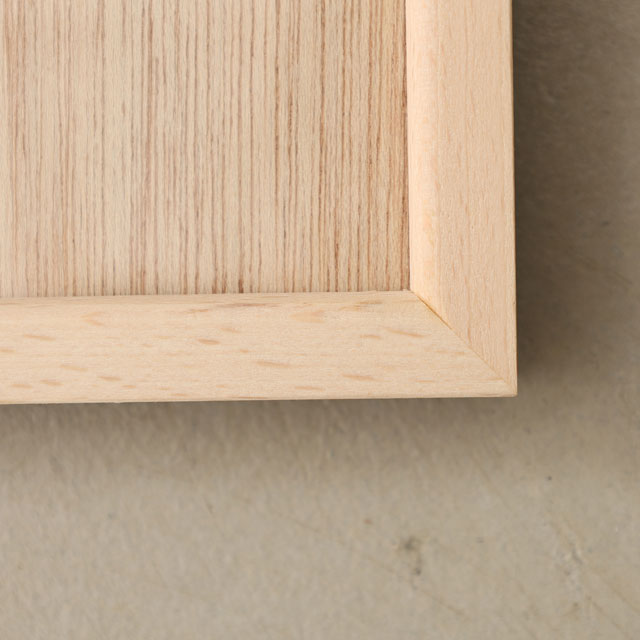 【WEB限定】建彦木工　フレーム　L　ビーチ無垢材　L(四つ切)