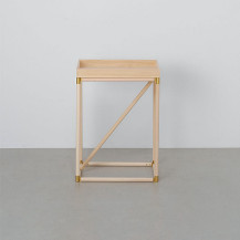 【WEB限定】建彦木工　BRACE　サイドテーブル　	ナチュラル