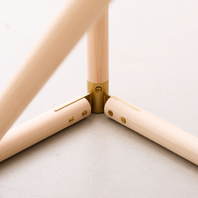 【WEB限定】建彦木工　BRACE　サイドテーブル　	ナチュラル