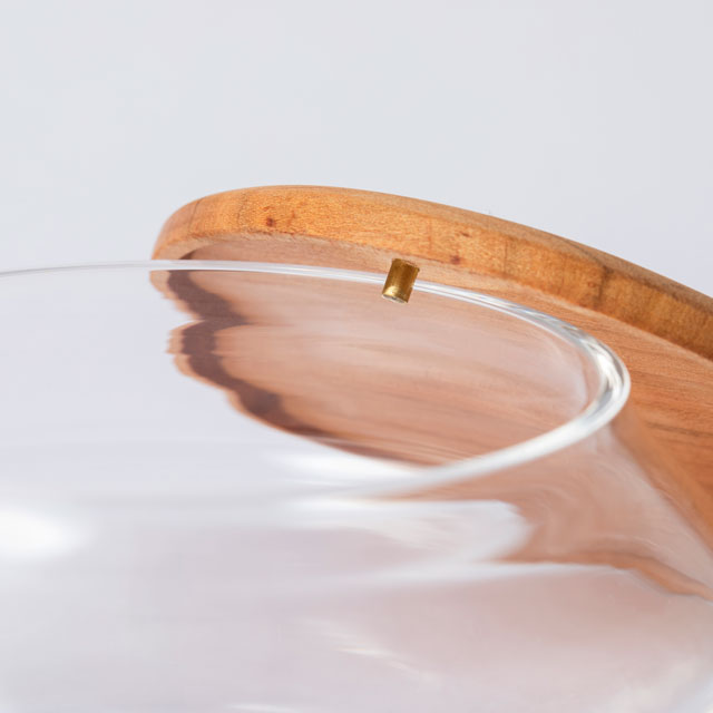 木々と野花のポプリと硝子の蓋物 セット