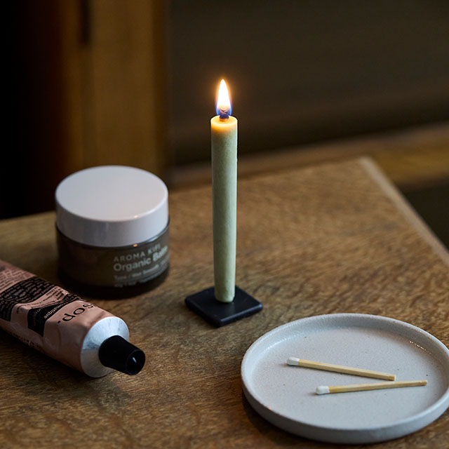 【WEB限定】大與 Iron Candle Stand 黒 S