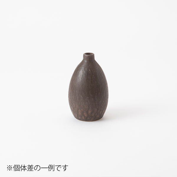 【WEB限定】明山窯　HIJICA　TONE VASE　SS　	ダークグレー
