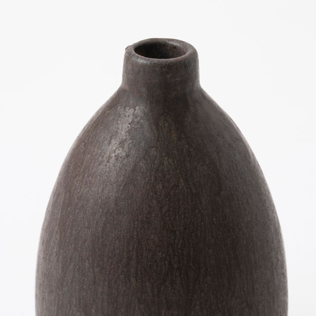 【WEB限定】明山窯　HIJICA　TONE VASE　SS　	ダークグレー