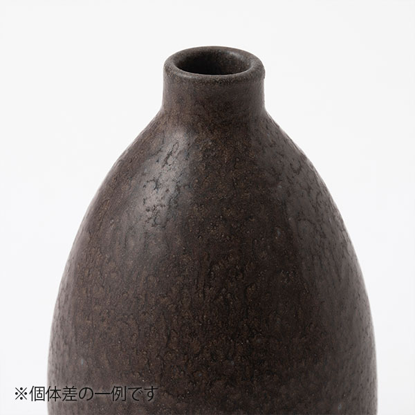 【WEB限定】明山窯　HIJICA　TONE VASE　SS　	ダークグレー