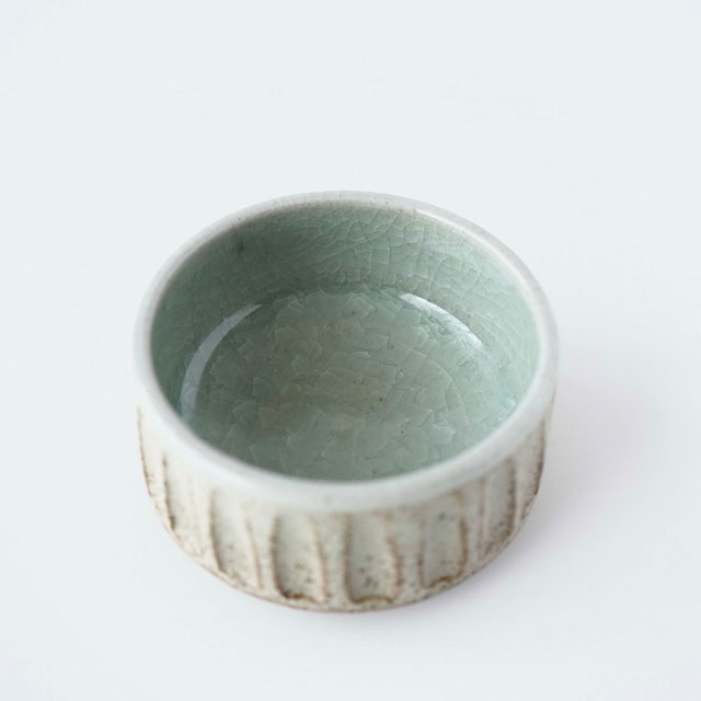 青瓷 貫入花器　STONE