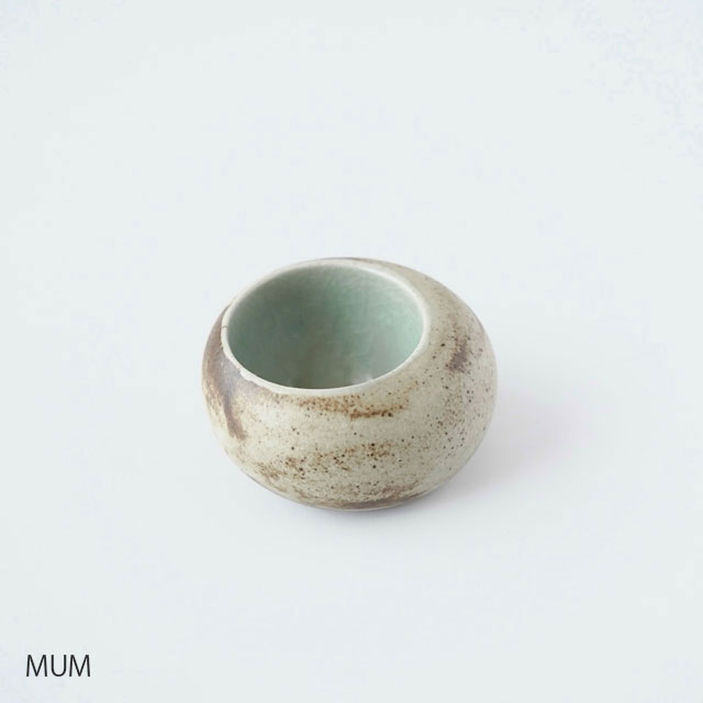 鍋島虎仙窯　青瓷　貫入花器