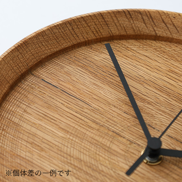 RetRe 虫喰いの壁掛け時計　丸