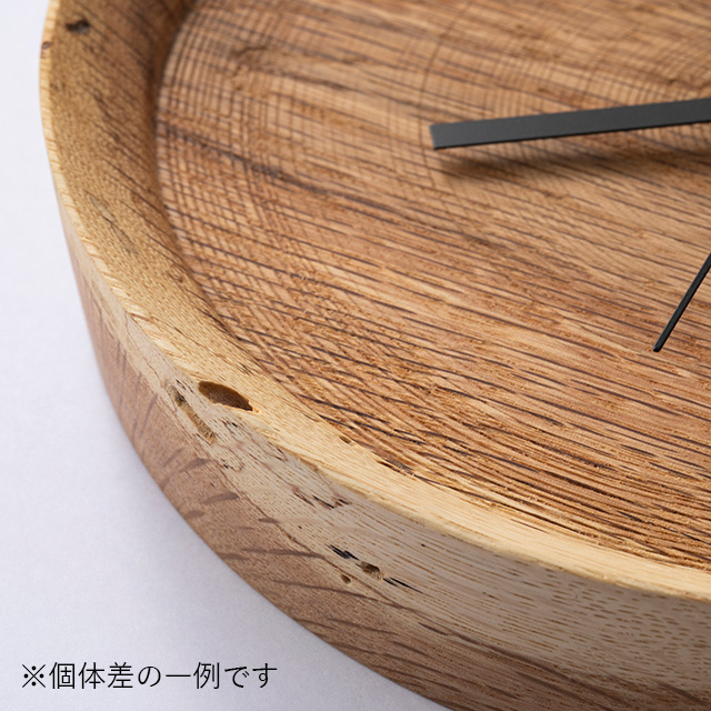 RetRe 虫喰いの壁掛け時計　丸