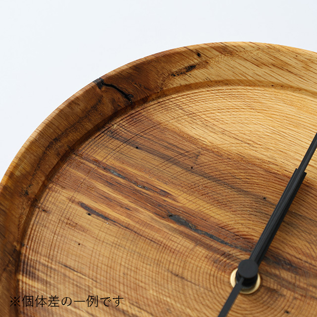 RetRe 虫喰いの壁掛け時計　丸